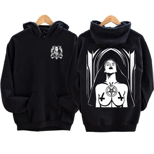 The Bad Nun Satan Hoodie