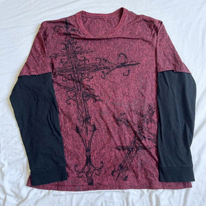 Emo Vintage T-shirt Long Sleeve Tees