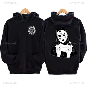 The Bad Nun Satan Hoodie