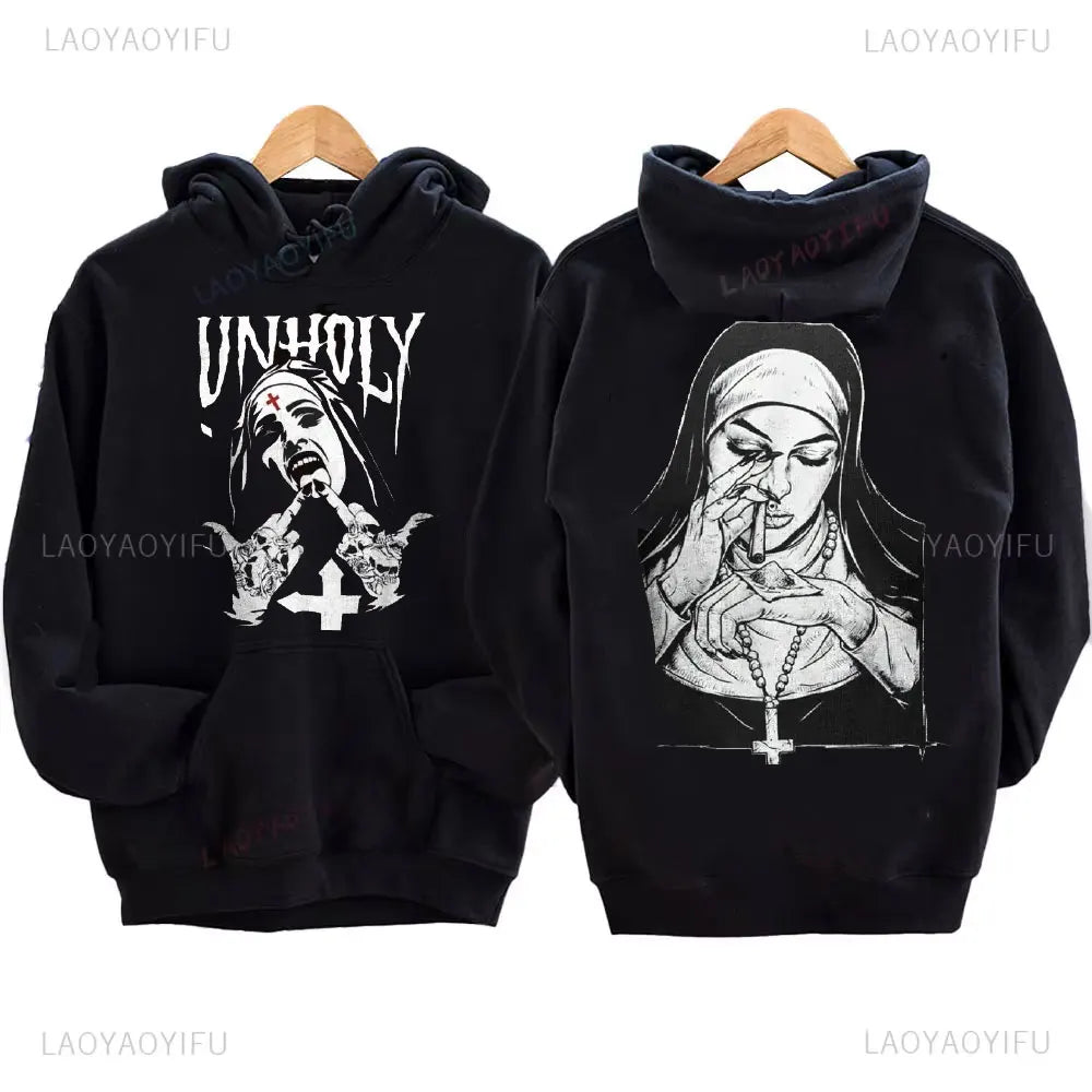 The Bad Nun Satan Hoodie