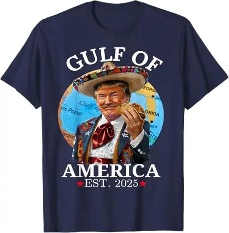 Donald-Trump T-Shirt Gulf of America 2025 Graphic Tee