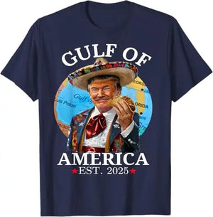 Donald-Trump T-Shirt Gulf of America 2025 Graphic Tee