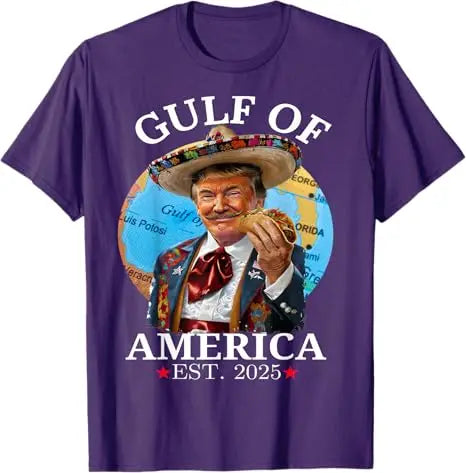 Donald-Trump T-Shirt Gulf of America 2025 Graphic Tee