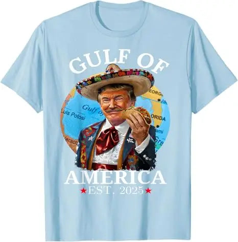 Donald-Trump T-Shirt Gulf of America 2025 Graphic Tee