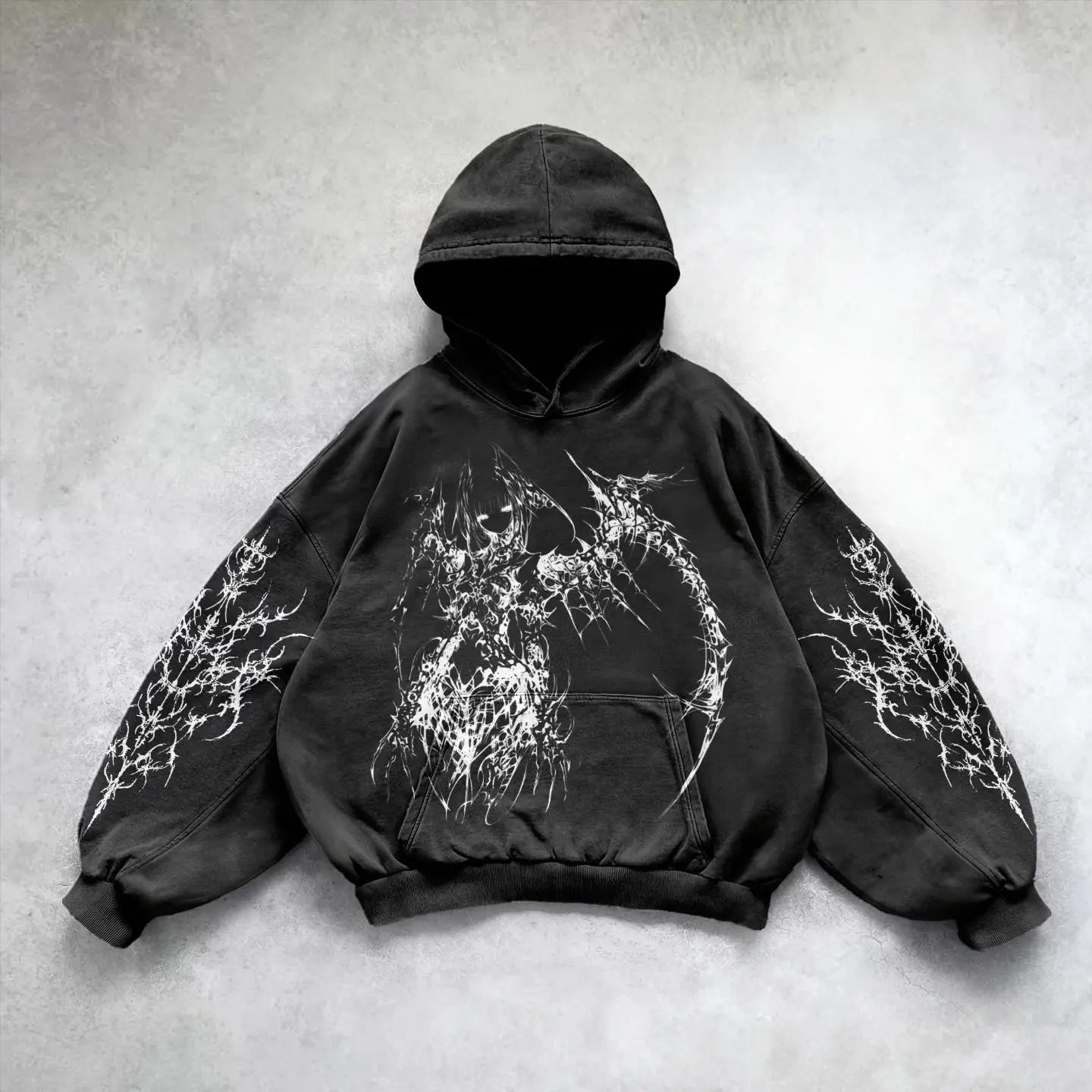 Gothic hoodie 2024 hoodies goth y2k tops goth streetwear gothic clothes