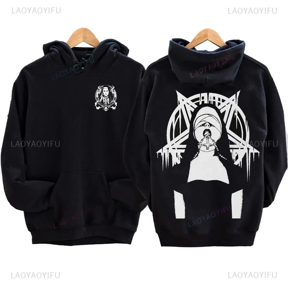 The Bad Nun Satan Hoodie