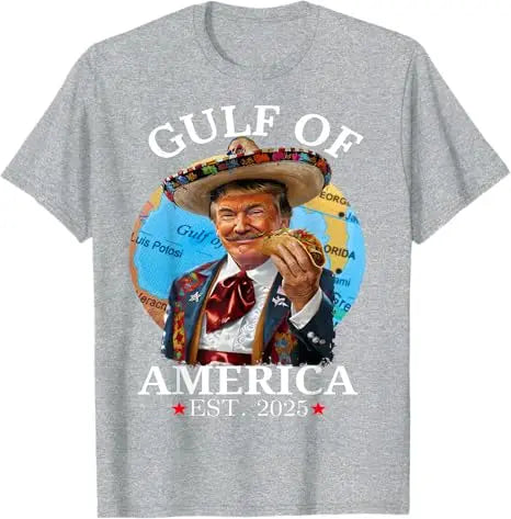 Donald-Trump T-Shirt Gulf of America 2025 Graphic Tee