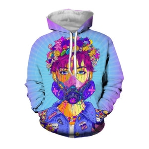 Cyberpunk 3D Print Hoodies Men Women Fashion Casual Sweatshirts Oversized Hoodie Pullovers Tracksuit Clothing