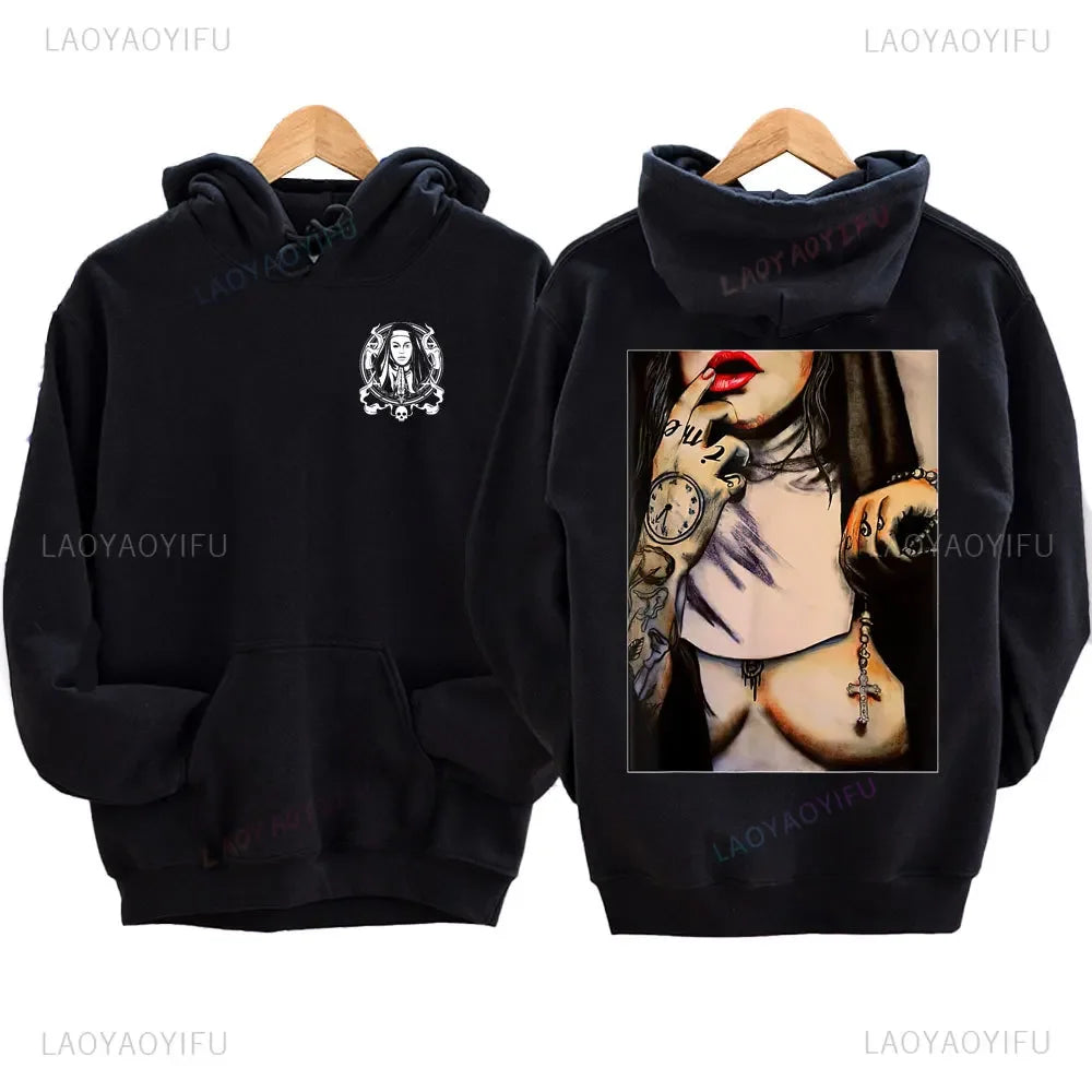 The Bad Nun Satan Hoodie