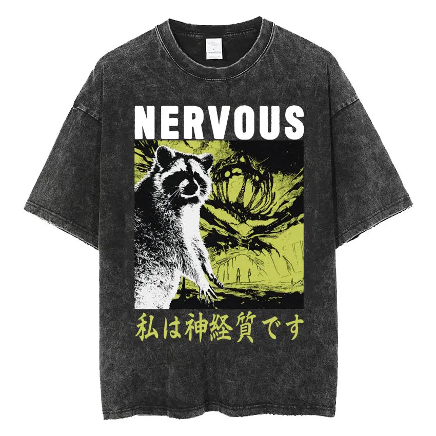 Funny Japanese Style Frog T-shirt