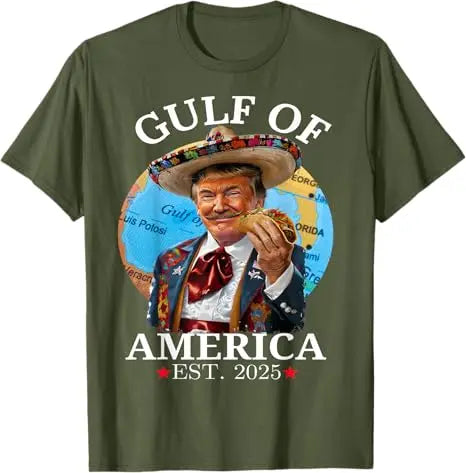 Donald-Trump T-Shirt Gulf of America 2025 Graphic Tee