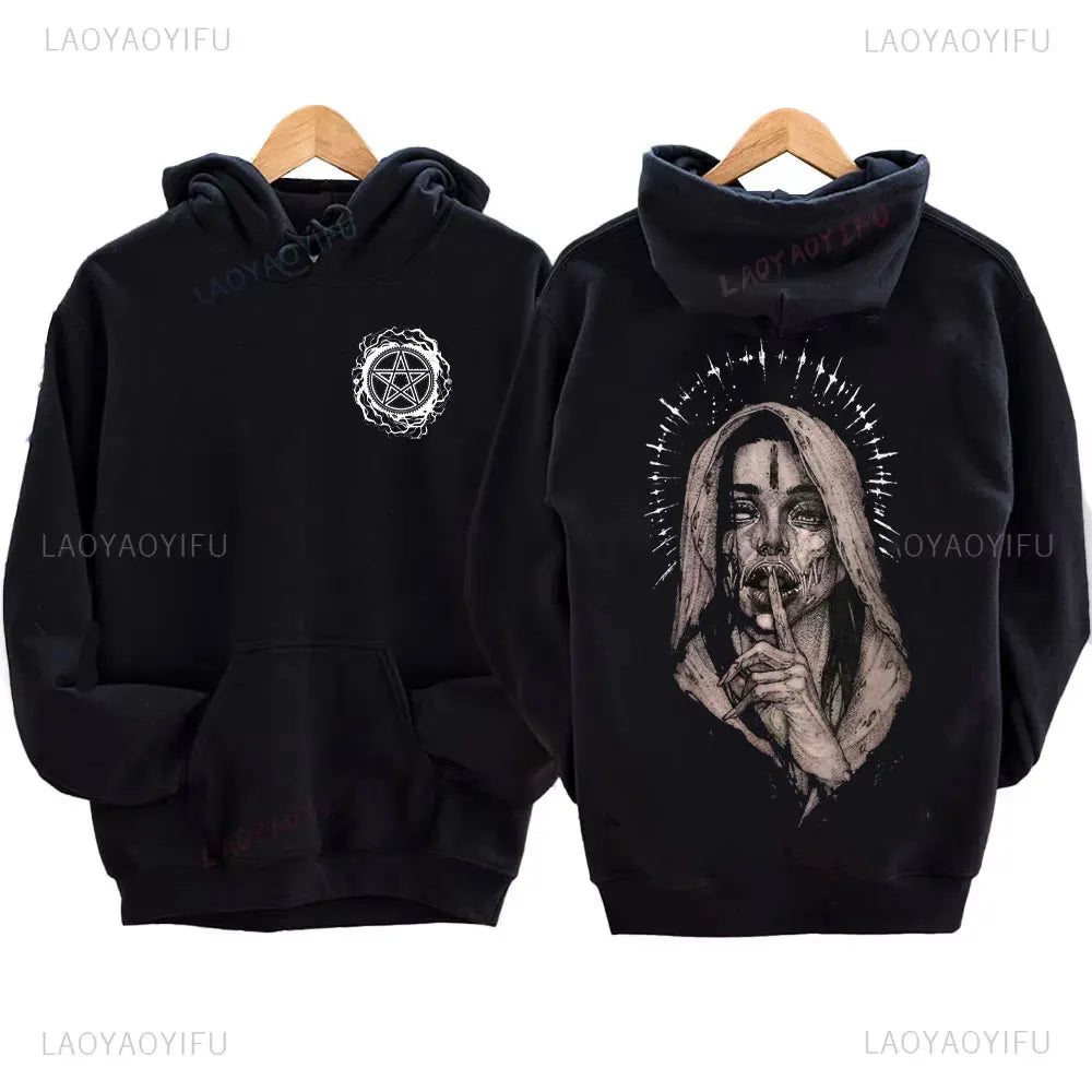 The Bad Nun Satan Hoodie