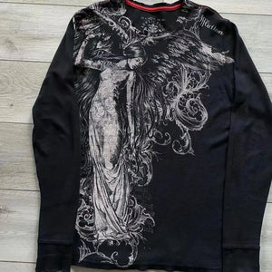 Y2K Affliction Long sleeved T shirt