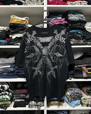 Y2K Affliction Long sleeved T shirt