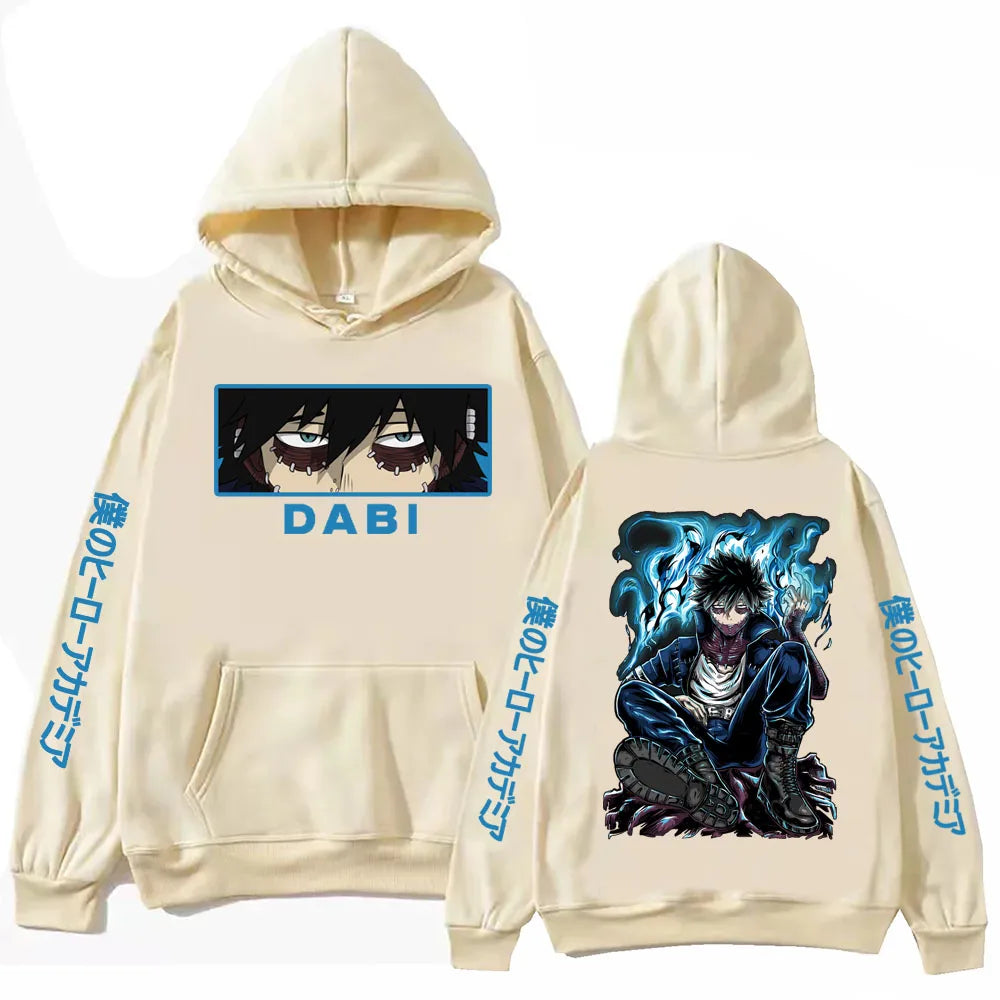 My Hero Academia Dabi Hoodie Harajuku  Pullover hoodie