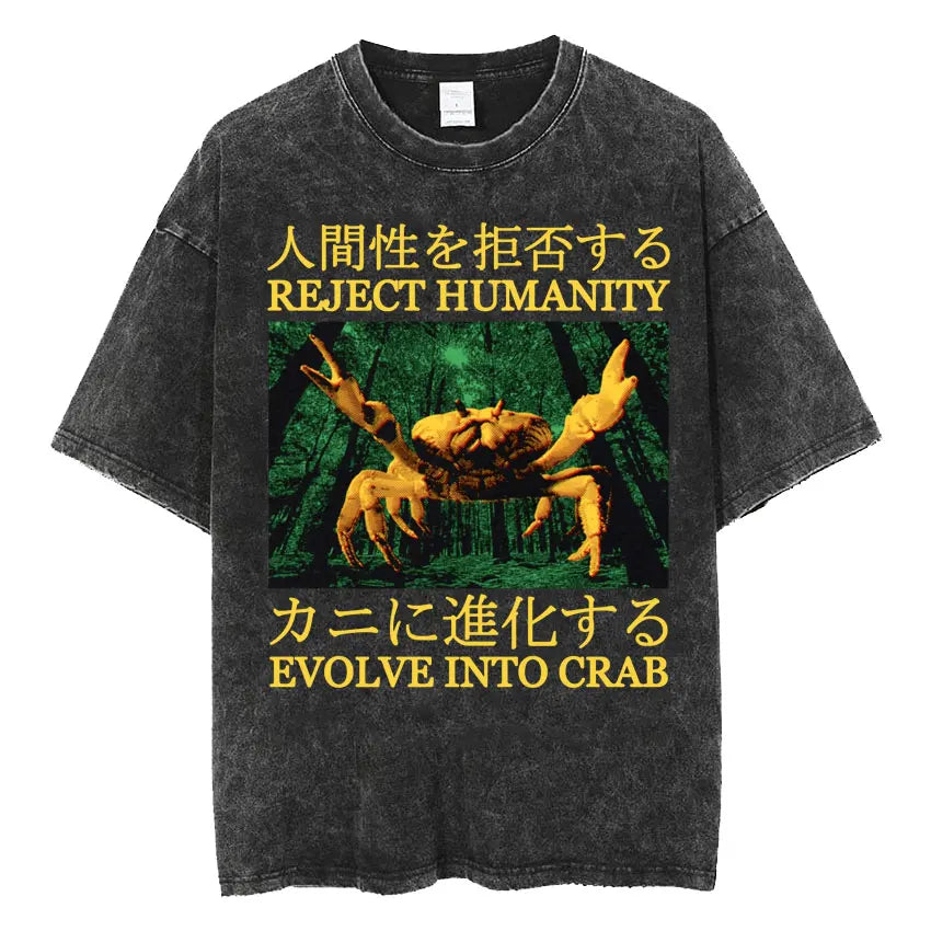 Funny Japanese Style Frog T-shirt